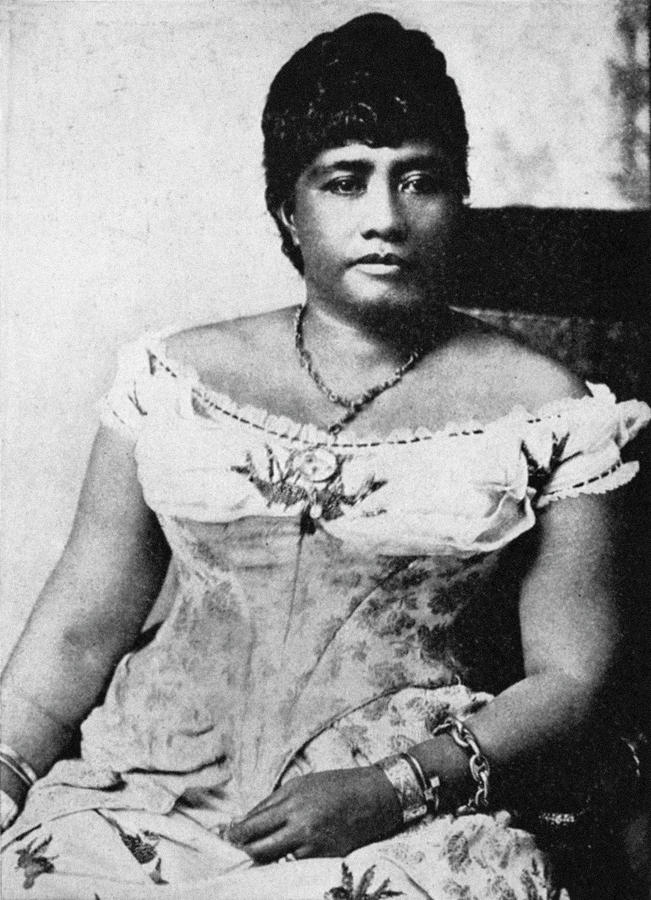 Lydia Kamekeha Liliuokalani (1838-1917) Photograph by Granger