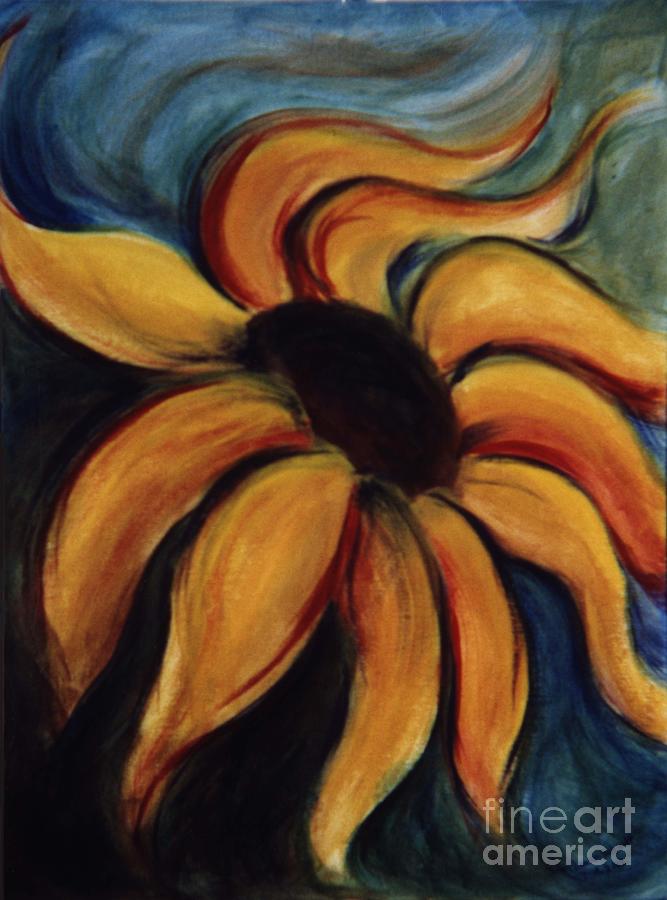 Lyndseys Sunflower Painting by Sheri Lauren