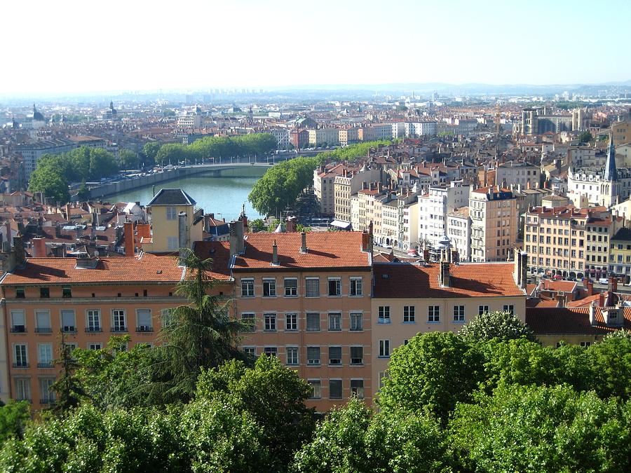 Lyon from above Photograph by Dany Lison