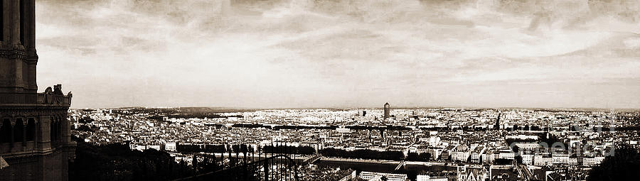 Lyon from the Basilique de Fourviere Photograph by Paulette B Wright