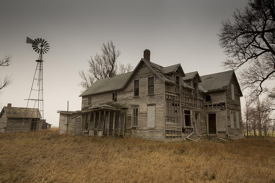 Lyons Kansas Farm House Photograph by Chris Harris - Pixels