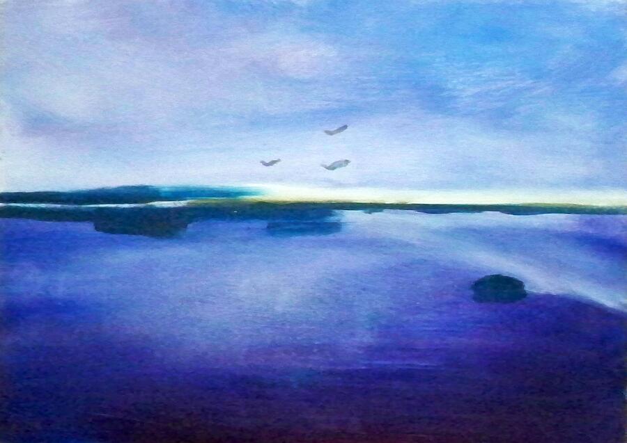 Lyrical Seascapes Painting by Ed  Heaton