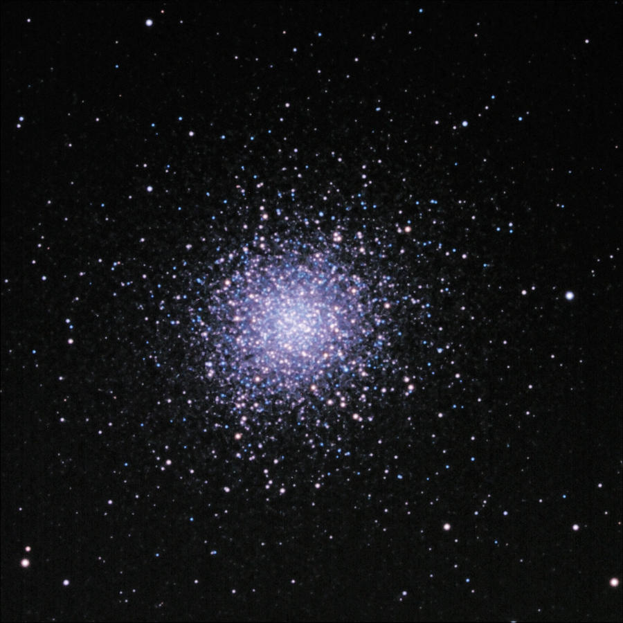 M 13-- A Globular Cluster in the Constellation Hercules  Photograph by Alan Vance Ley