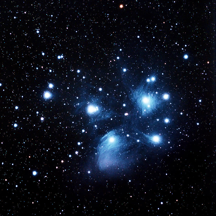 M 45, The Pleiades Photograph by A. V. Ley