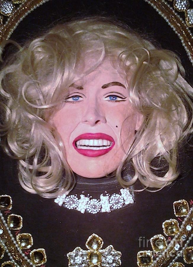 Marilyn Monroe Mixed Media - M and M by Kash Earley