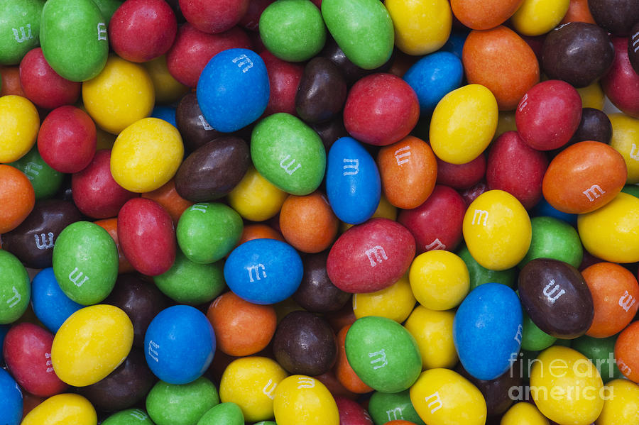 Pattern Photograph - M and Ms by Tim Gainey