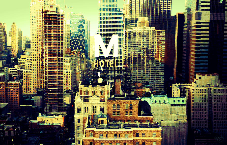 M Hotel New York No 2 Digital Art by Matthew Lindley