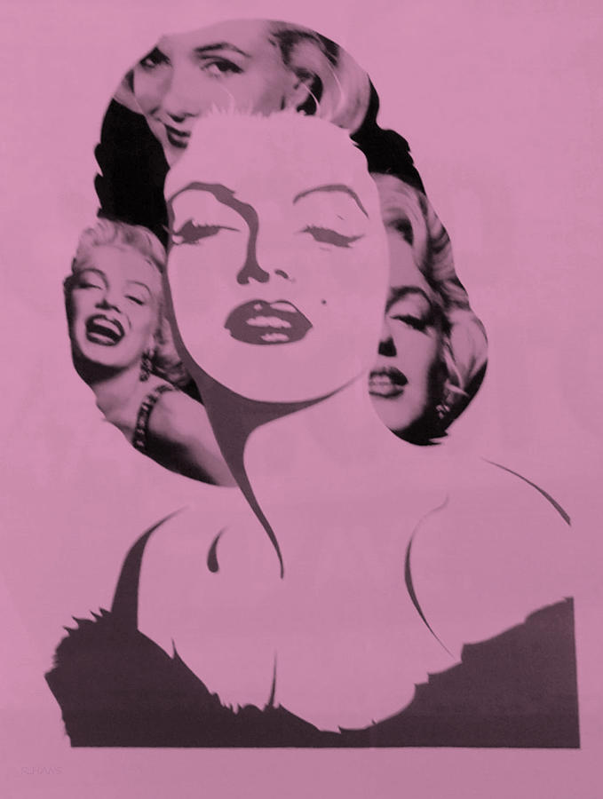 Marilyn Monroe Photograph - M M in PINK by Rob Hans