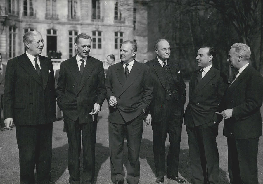 M. Macmillans Visit To Paris Photograph by Retro Images Archive