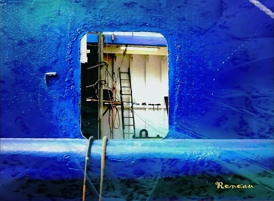 M V Blue Fin Ship Hatch Photograph by A L Sadie Reneau