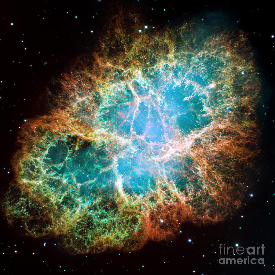 M1-Ngc 1952-Taurus A-Crab Nebula Photograph by Science Source