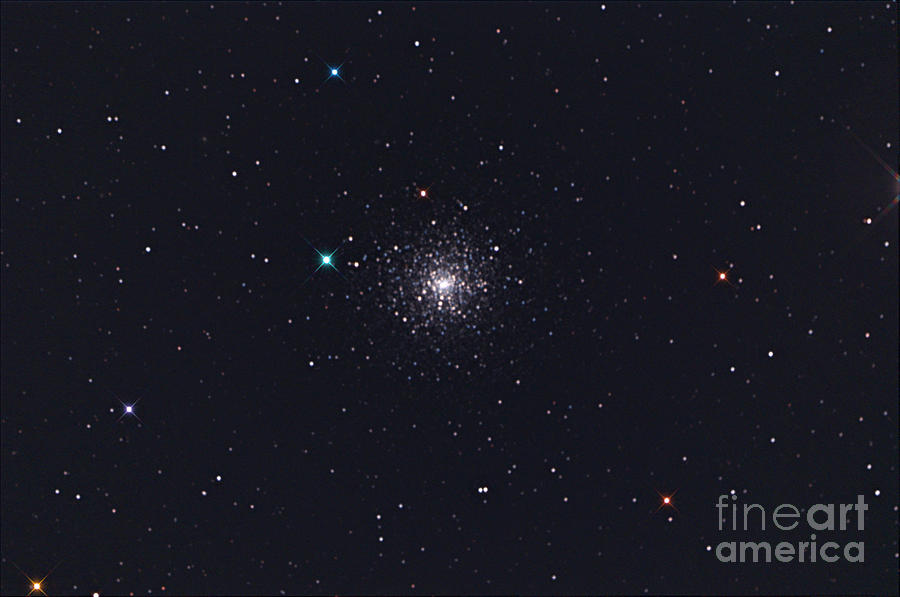 Space Photograph - M30 Globular Star Cluster In Capricorn by John Chumack