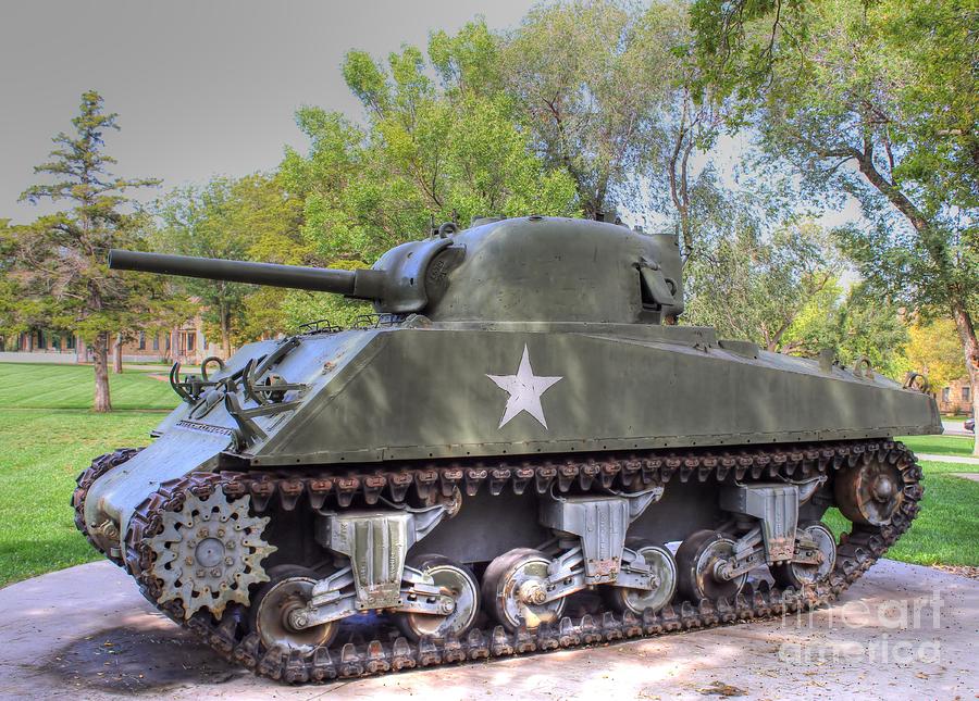 M4A3 Sherman Medium Tank Photograph by Jimmy Ostgard