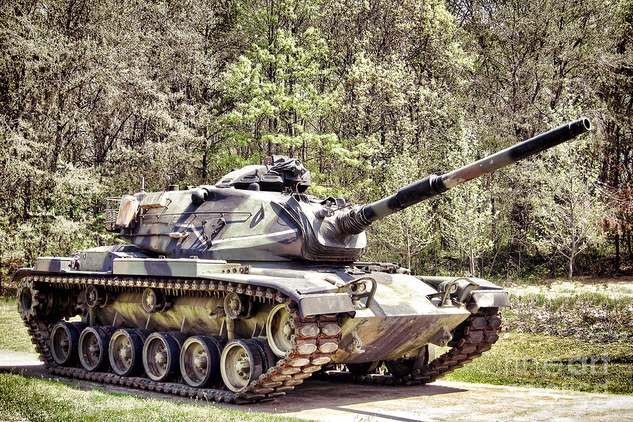 M60 Patton Tank Photograph by Olivier Le Queinec