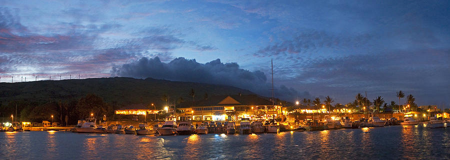 Maalaea By Night Photograph by James Roemmling