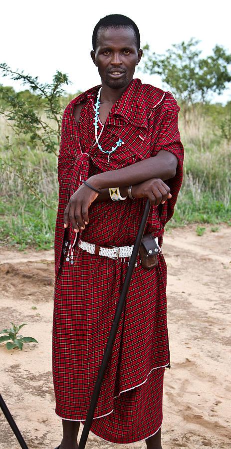 Maasai askari Photograph by Remy Simon - Pixels