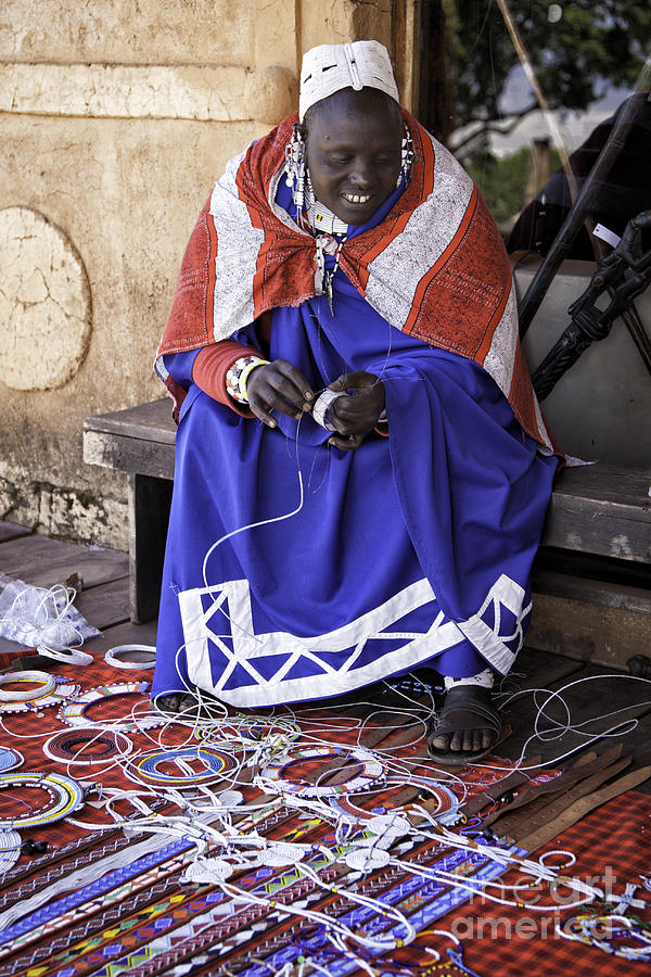 Maasai Woman Photograph by Timothy Hacker