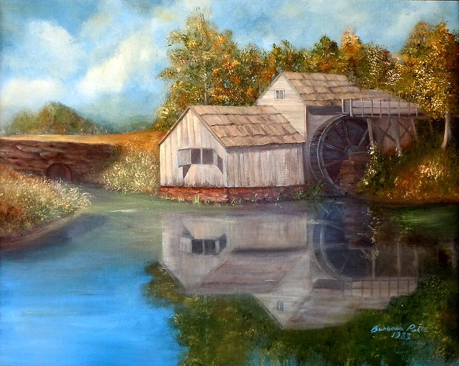 Mabry Mill Painting by Barbara Pirkle
