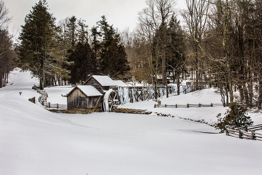 Mabry Mill Frozen in Time Photograph by Lisa Wilmoth | Fine Art America