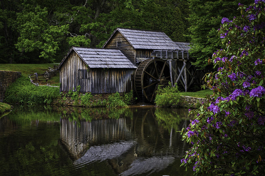 Mabry Mill in Spring Photograph by Donald Brown