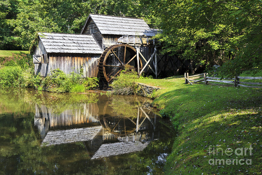 Mabry Mill in the Summer Photograph by Jill Lang