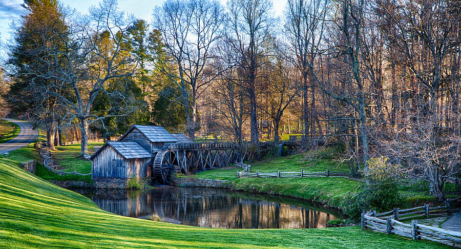 MaBry Mill in Virginia Photograph by Jack Nevitt