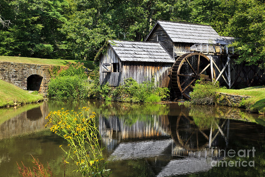 Mabry Mill In Virginia Photograph