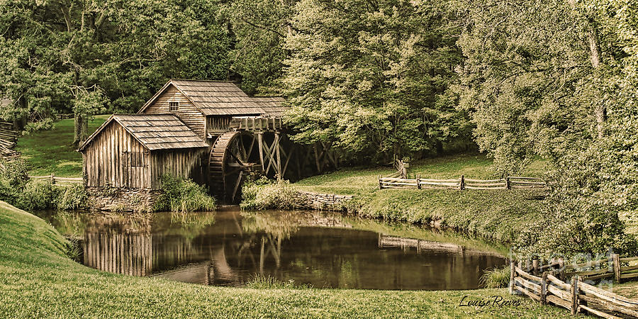 Mabry Mill Photograph by Louise Reeves