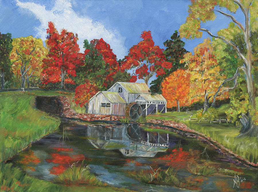 Mabry Mill Painting by Nancy Herren-Jernigan