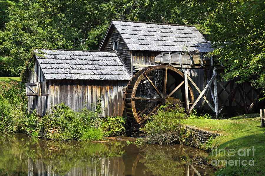 Mabry Mill Off The Parkway Photograph