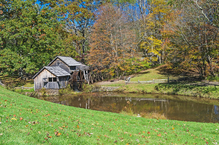 Mabry Mill On The Blue Ridge Parkway In Autumn Photograph by Willie Harper