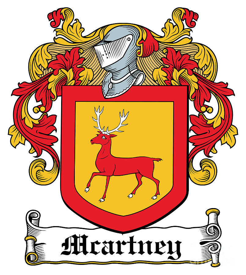 Macartney Digital Art - Macartney Coat of Arms Ulster  by Heraldry