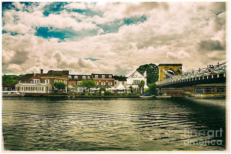 Macdonald Compleat Angler Marlow Suspension Bridge Photograph by Lenny Carter