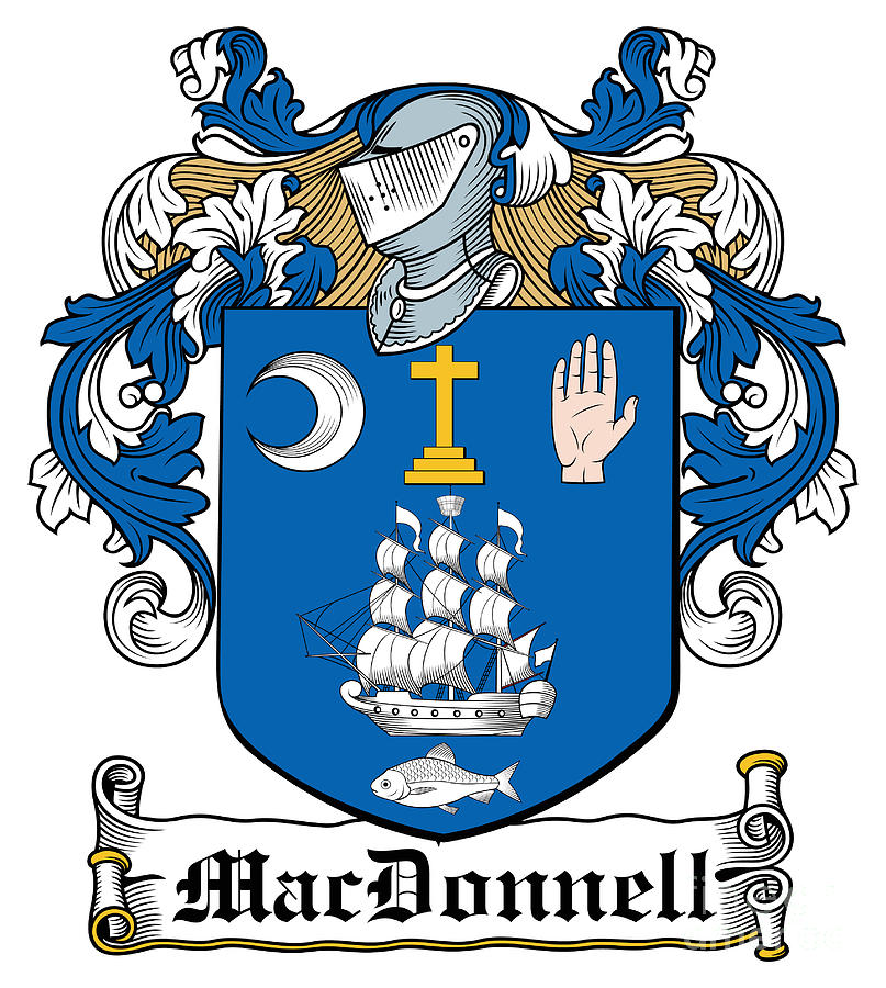 MacDonnell Coat of Arms Clare and Connacht Digital Art by Heraldry - Pixels