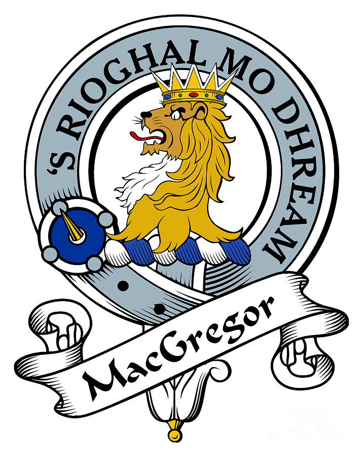 Macgregor Clan Badge Digital Art By Heraldry