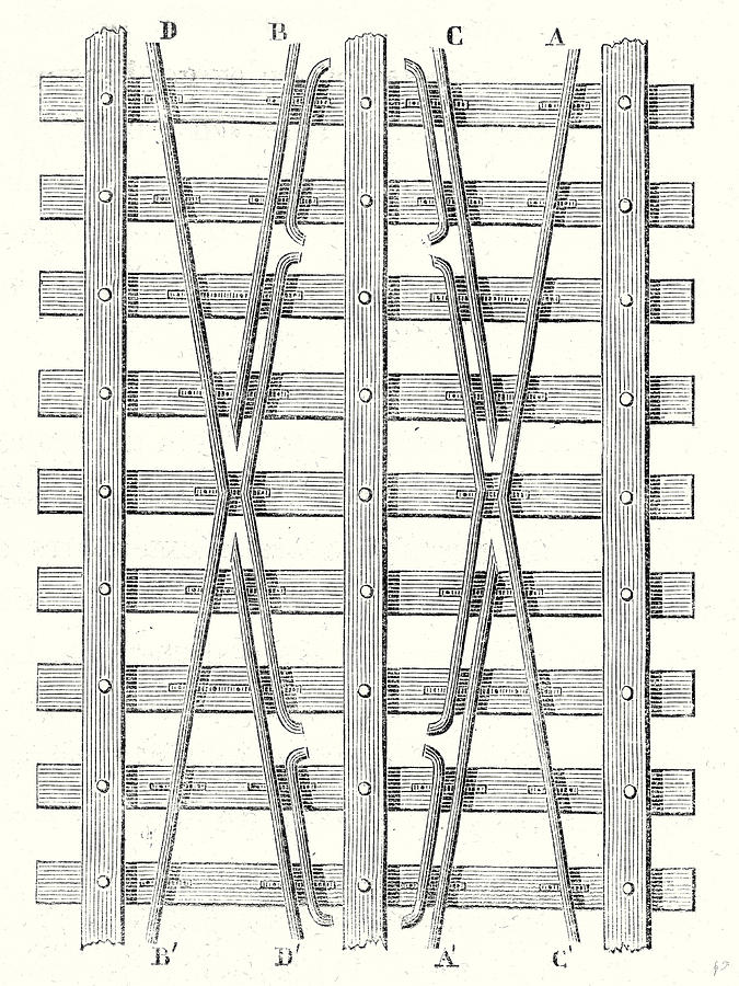 Railroad track line drawing hi-res stock photography and images - Alamy