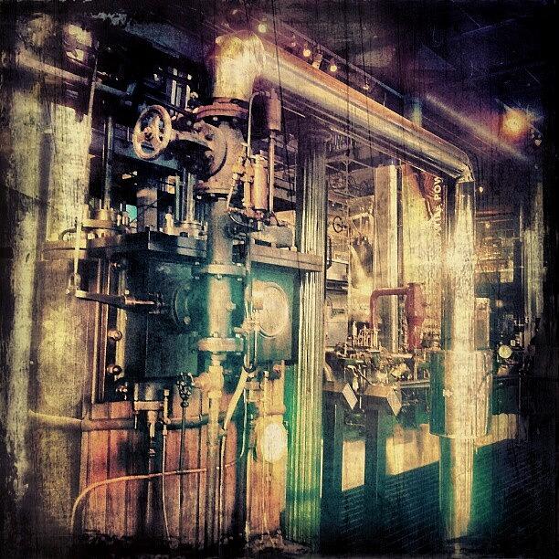 Engine Photograph - #machines #birmingham. .. #victorian by Linandara Linandara