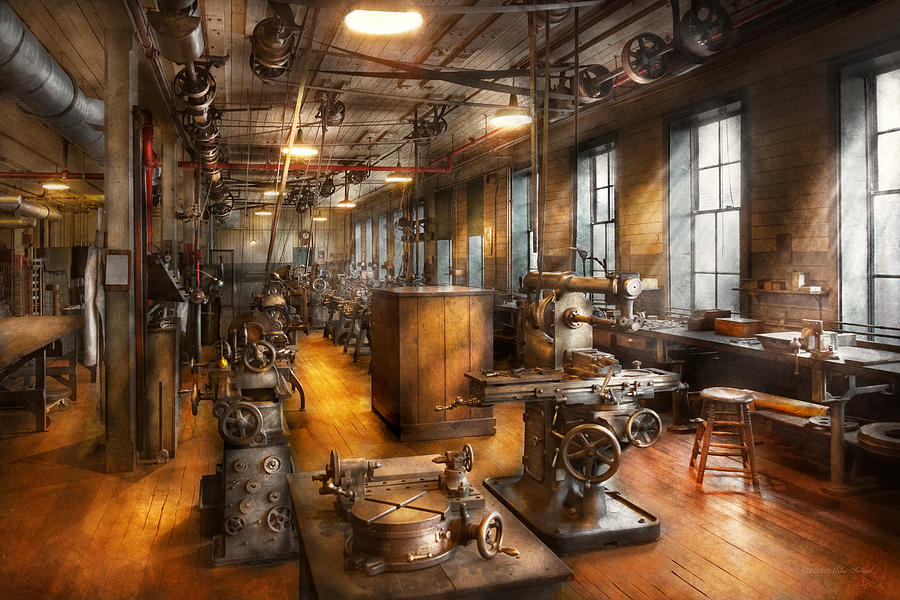 Machinist - Industrious Society Photograph by Mike Savad