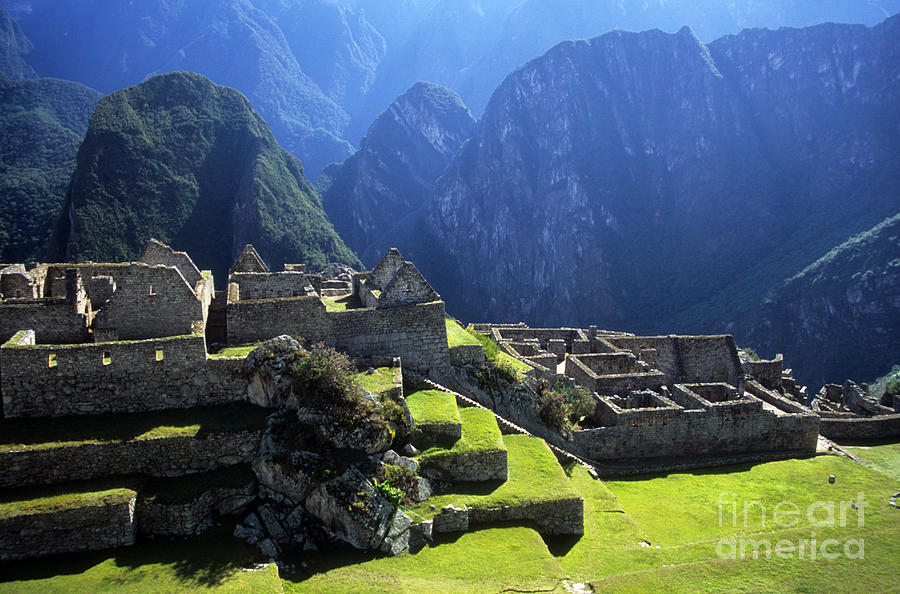 Machu Picchu and Urubamba Canyon Photograph by James Brunker