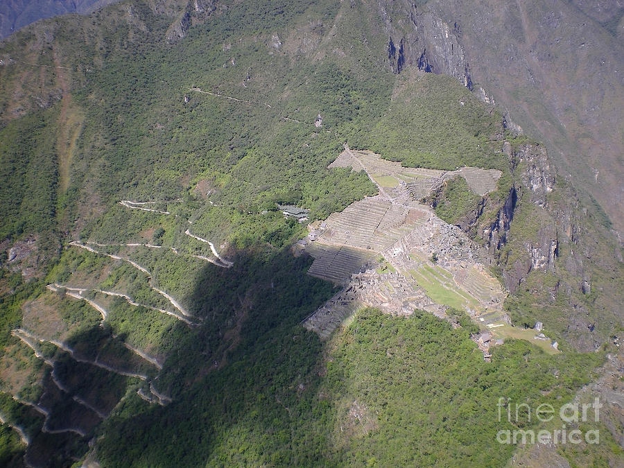Machu Picchu from Huayna Picchu Photograph by Rudi Prott