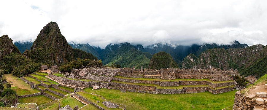 Machu Picchu main square and the group of the three doorways Photograph by U Schade