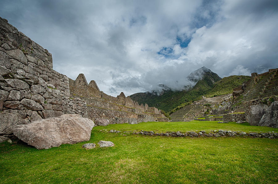 Machu Picchu main square Photograph by U Schade