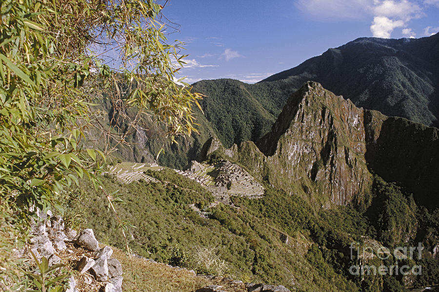 Machu Picchu Peru from the sun gate Photograph by Rudi Prott