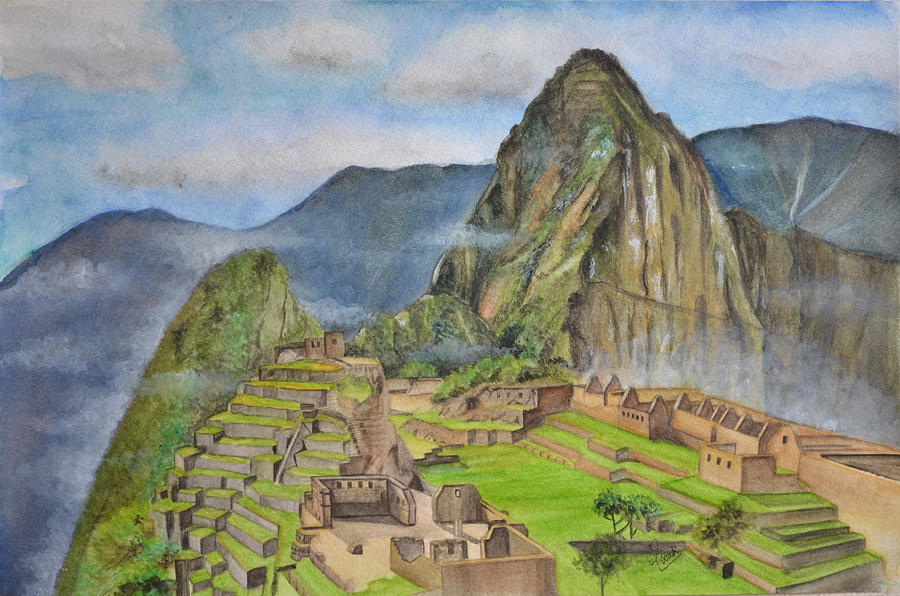 Machu Picchu Painting - Machu Picchu by Swati Singh
