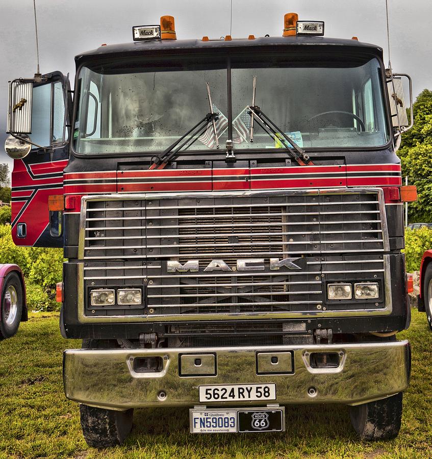 Mack in Black and Red Photograph by Mick Flynn