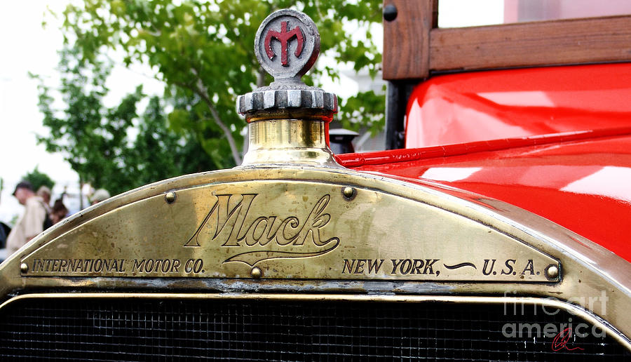 Mack Truck Grill Photograph by Chris Thomas