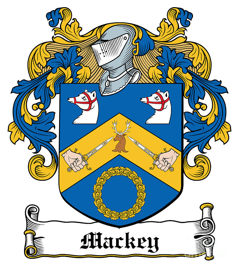 Mackey Coat of Arms Dublin Digital Art by Heraldry - Fine Art America