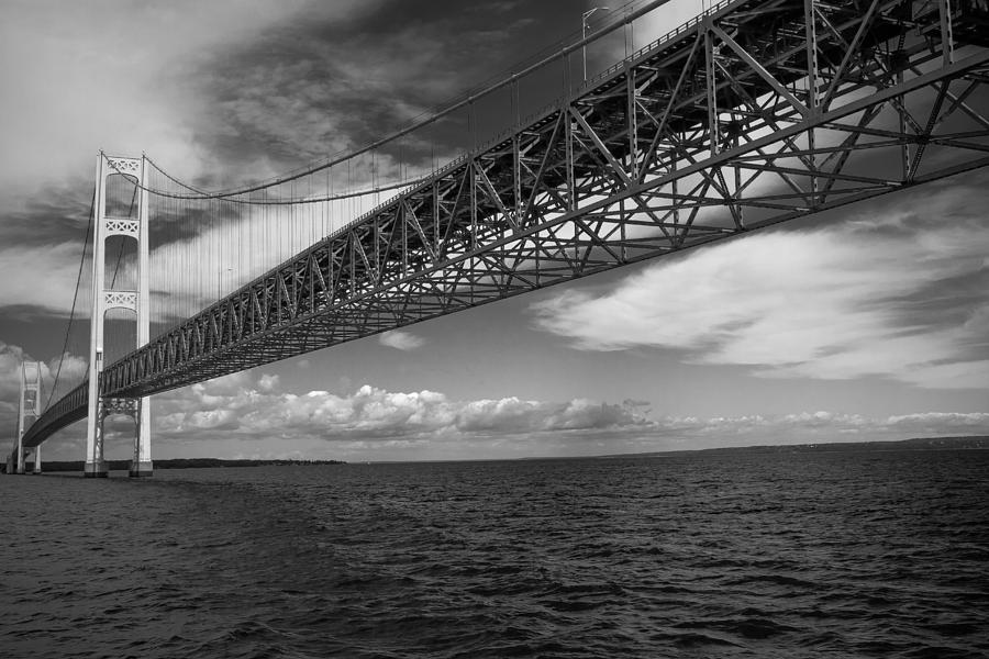 Mackinac Black and White Perspective Photograph by Cindy Lindow