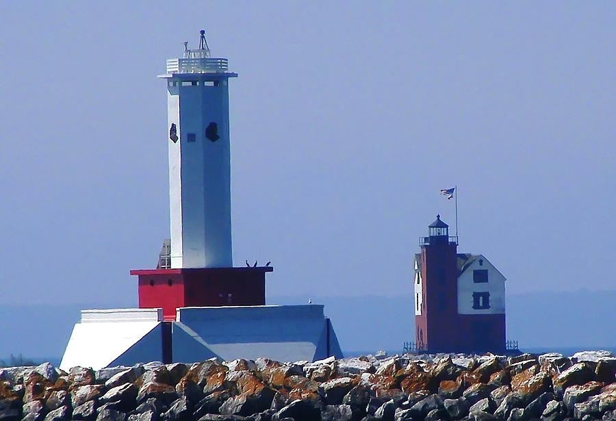 Mackinac Island Lighthouses Photograph by Dave Smith - Fine Art America