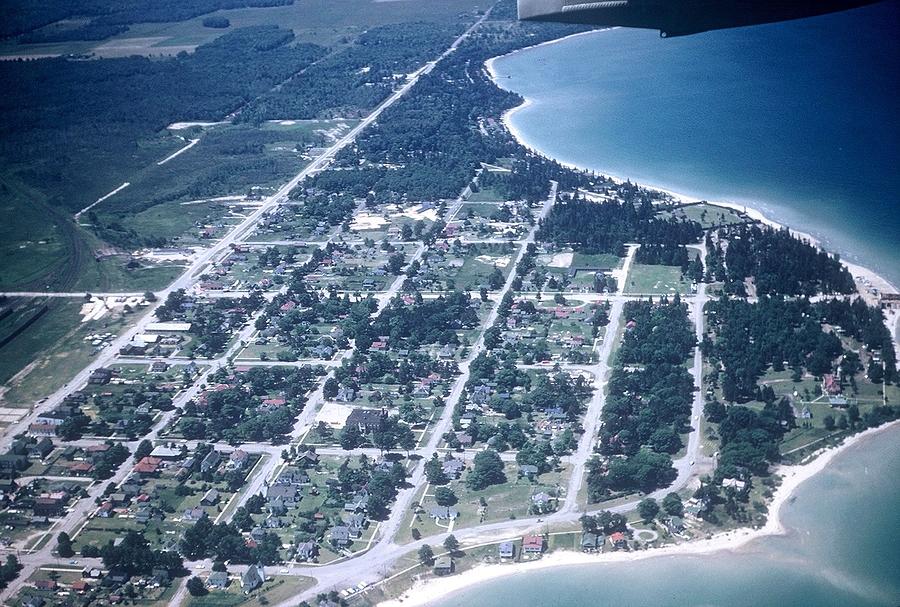 Mackinaw City in the Fifties Photograph by Keith Stokes